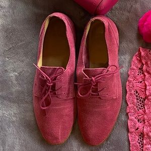 Frye Hot Pink Piper Oxfords size 9